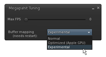 Vertex buffer map